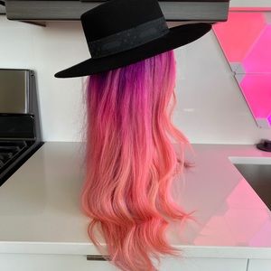 Custom colored human hair wig